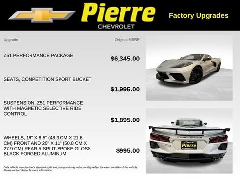 New 2026 Chevrolet Corvette Stingray w/ Z51 Performance Package image 13