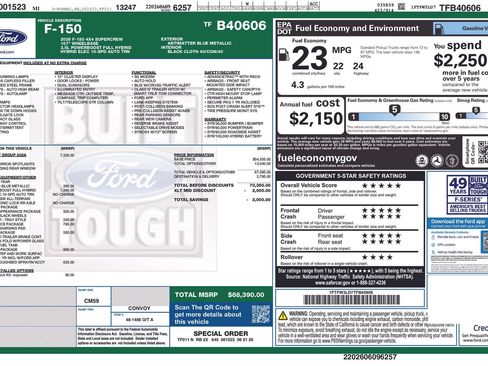 New 2026 Ford F150 XLT w/ Equipment Group 302A MID AWD/4WD image 5