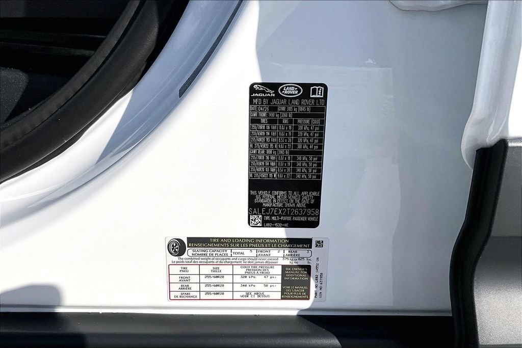 New 2026 Land Rover Defender 110 S AWD/4WD image 8