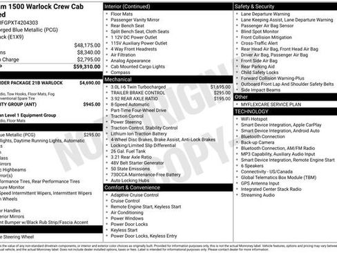 New 2026 RAM 1500 Warlock AWD/4WD image 37