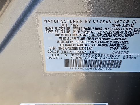 New 2026 Nissan Kicks SV w/ SV Premium Package image 5