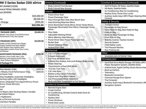 Used 2022 BMW 330i xDrive Sedan w/ M Sport Package image 17
