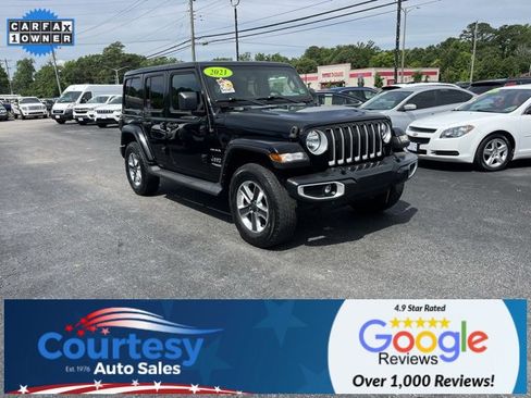 Used 2021 Jeep Wrangler Unlimited Sahara image 1