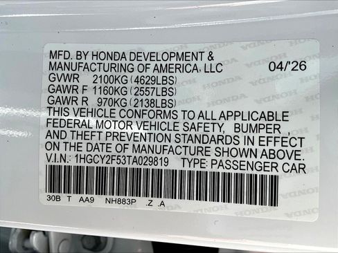 New 2026 Honda Accord Sport image 21