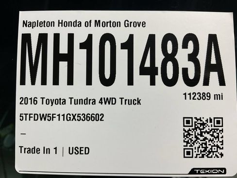 Used 2016 Toyota Tundra SR5 w/ SR5 Upgrade Package AWD/4WD image 33