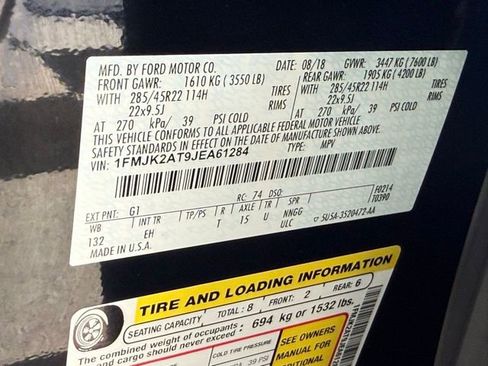 Used 2018 Ford Expedition Max Limited w/ Equipment Group 302A image 49