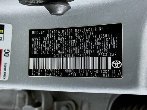 Used 2014 Toyota Corolla S FWD image 12