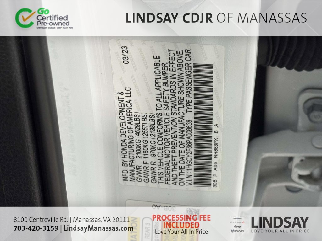 Used 2023 Honda Accord EX-L image 31