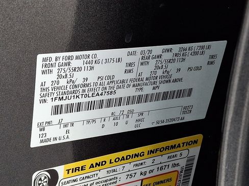 Certified 2020 Ford Expedition Limited image 25