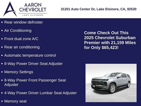 Used 2025 Chevrolet Suburban Premier image 25