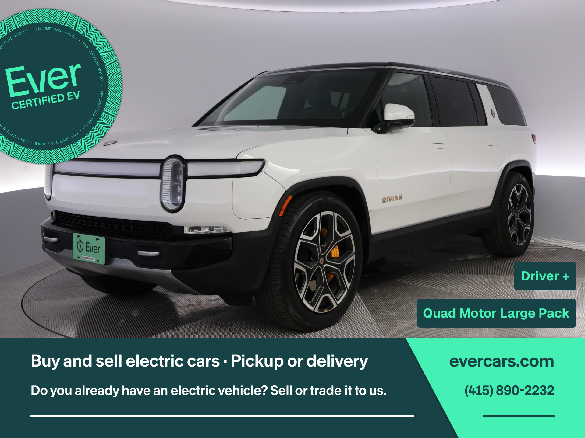 Used 2023 Rivian R1S Adventure Quad AWD/4WD image 1