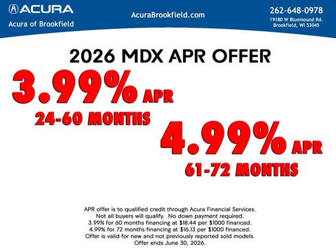 New 2026 Acura MDX Type S AWD/4WD image 8