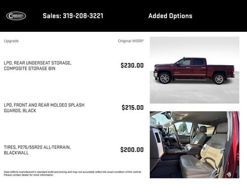 Used 2017 GMC Sierra 1500 SLT w/ SLT Premium Package AWD/4WD image 3