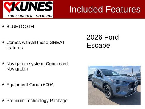 New 2026 Ford Escape Platinum w/ Premium Technology Package image 4