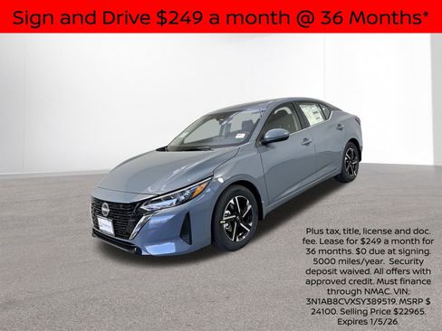 New 2025 Nissan Sentra SV image 2