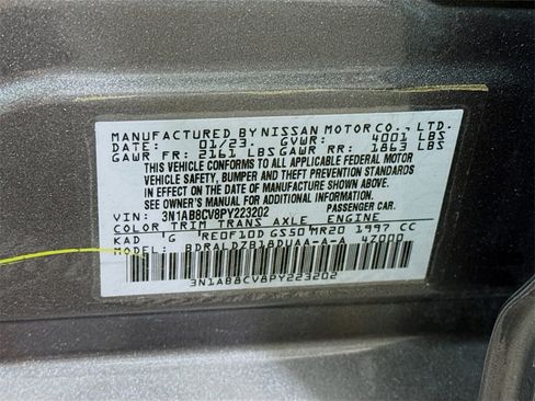 Certified 2023 Nissan Sentra SV w/ All-Weather Package image 35