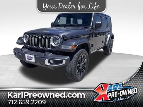 Used 2025 Jeep Wrangler Unlimited Sahara w/ Safety Group AWD/4WD image 1