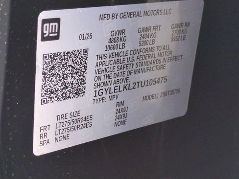 New 2026 Cadillac Escalade IQL Sport 1 AWD/4WD image 16