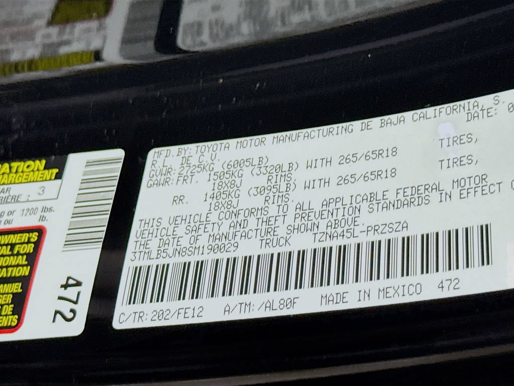 Certified 2025 Toyota Tacoma TRD Sport AWD/4WD image 35
