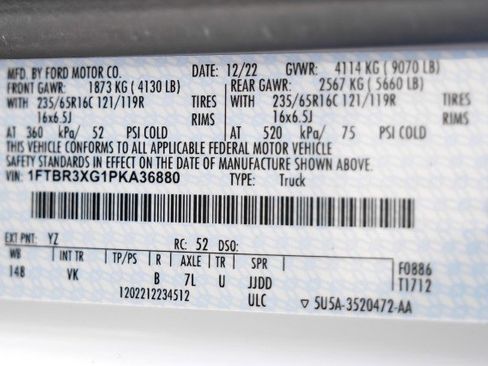 Used 2023 Ford Transit 250 w/ Load Area Protection Package image 54