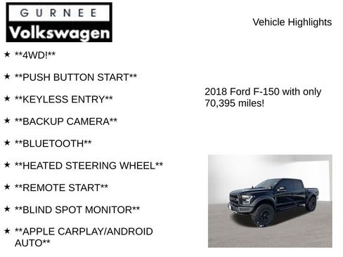 Used 2018 Ford F150 Raptor w/ Equipment Group 802A Luxury image 8