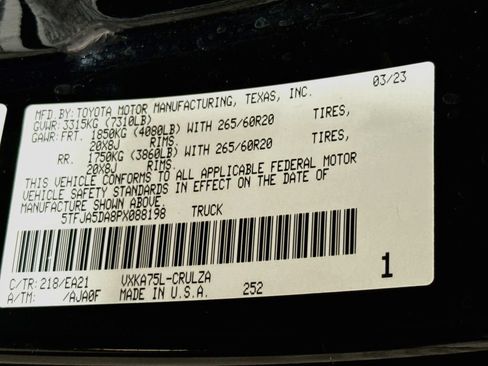 Used 2023 Toyota Tundra Limited AWD/4WD image 34