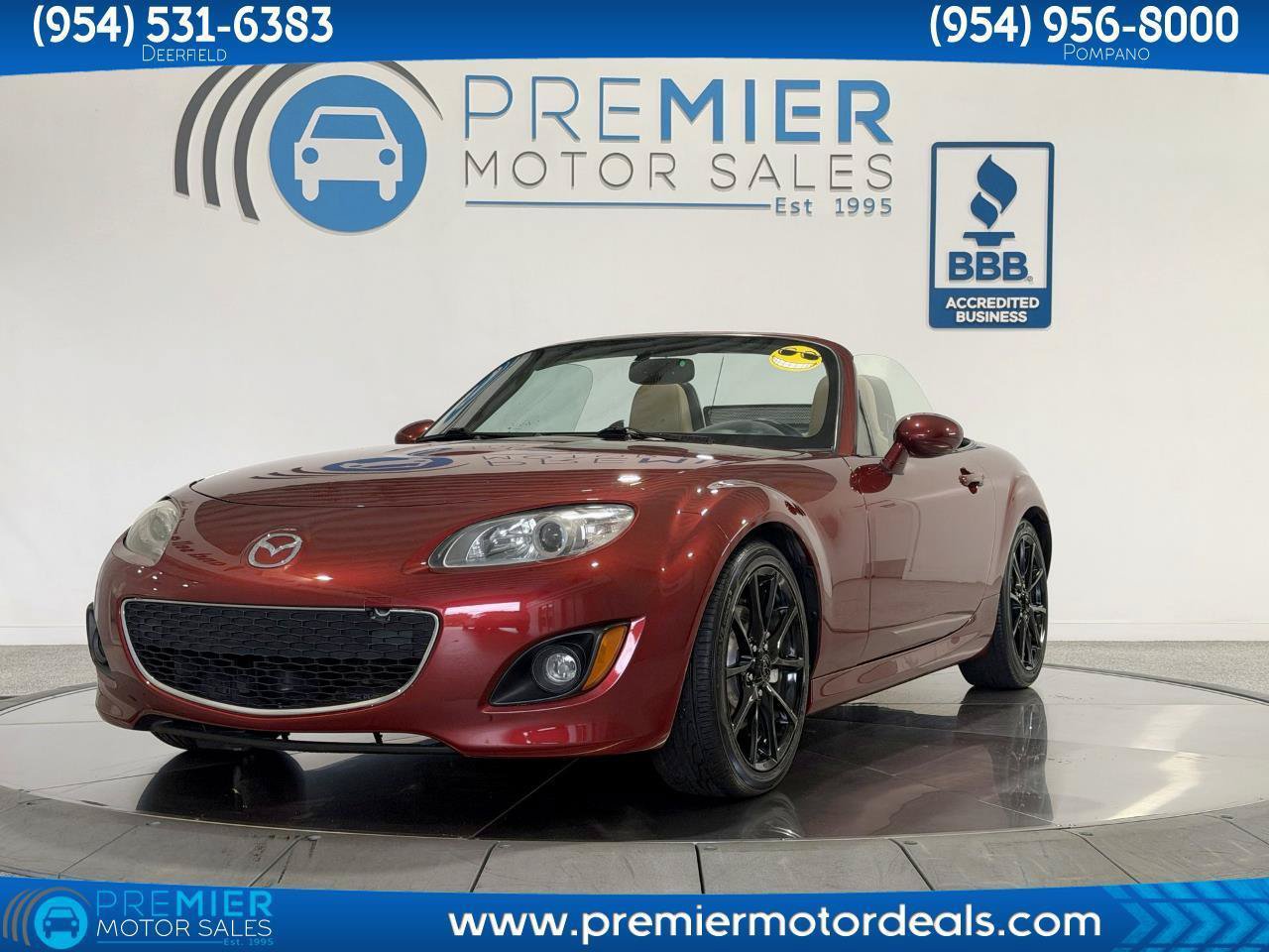 Used 2009 MAZDA MX-5 Miata Grand Touring w/ Premium Pkg RWD image 1