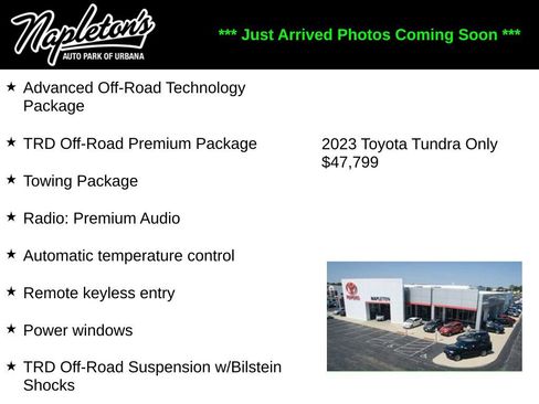 Used 2023 Toyota Tundra SR5 w/ TRD Off-Road Premium Package image 1