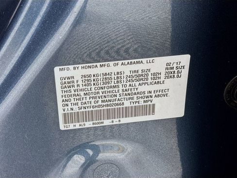 Used 2017 Honda Pilot Elite image 34