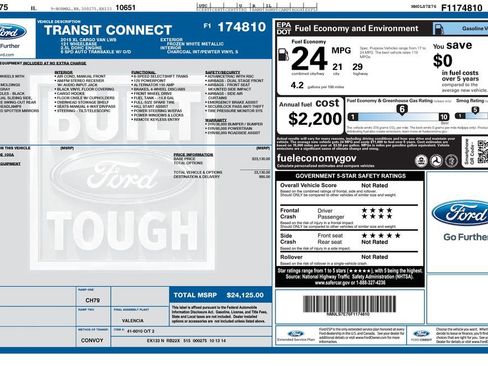 Used 2015 Ford Transit Connect XL FWD image 13