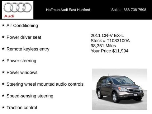 Used 2011 Honda CR-V EX-L image 12