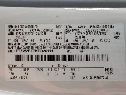 Used 2019 Ford F250 Lariat w/ Lariat Value Package image 66