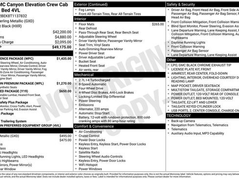 New 2026 GMC Canyon Elevation w/ Convenience Package image 10
