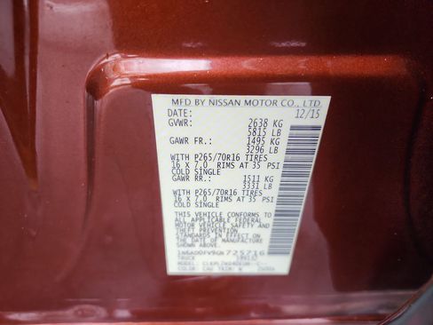 Used 2016 Nissan Frontier SV w/ Moonroof Package image 24