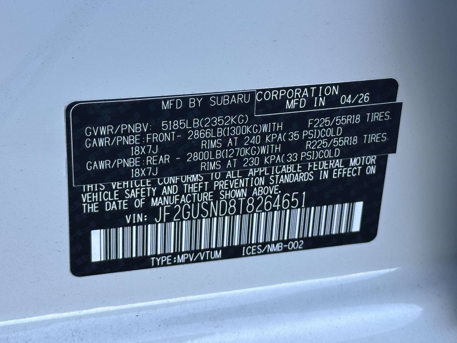 New 2026 Subaru Crosstrek 2.5i Limited w/ Crosstrek Mirror Package AWD/4WD image 15