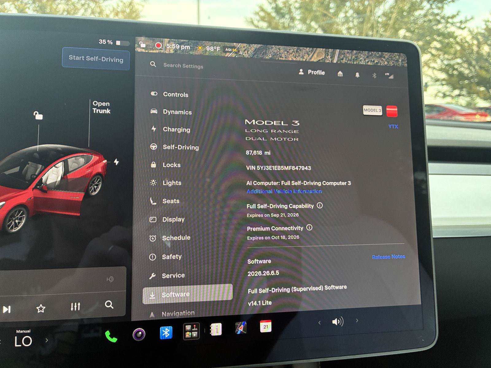 Used 2021 Tesla Model 3 Long Range AWD/4WD image 2