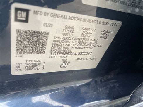 Used 2020 GMC Sierra 1500 AT4 image 33