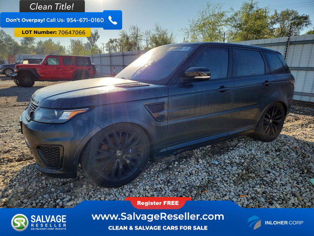 Used 2017 Land Rover Range Rover Sport SVR AWD/4WD image 1