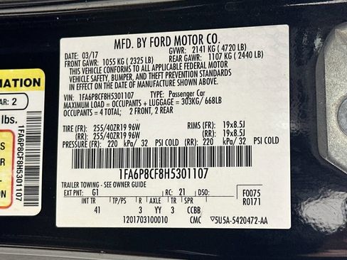 Used 2017 Ford Mustang GT Premium w/ Equipment Group 401A RWD image 26