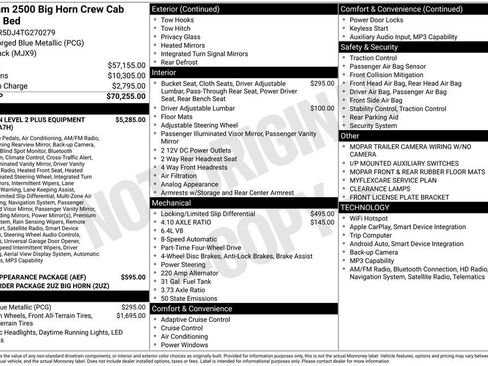 New 2026 RAM 2500 Big Horn AWD/4WD image 3