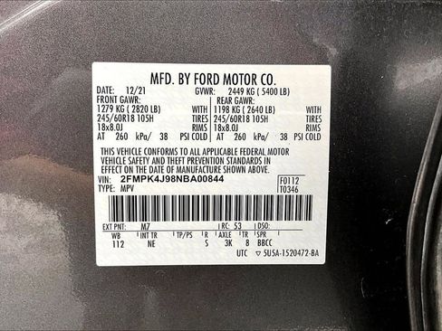 Certified 2022 Ford Edge SEL w/ Sport Appearance Package AWD/4WD image 35