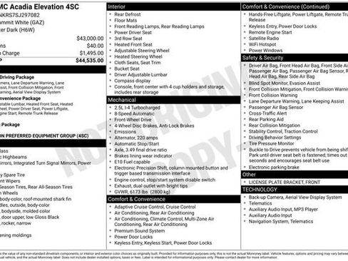 Certified 2025 GMC Acadia Elevation image 12