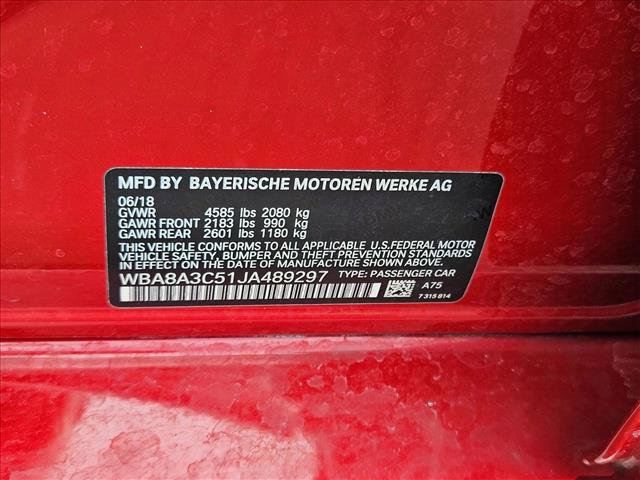 Used 2018 BMW 320i xDrive Sedan w/ Convenience Package AWD/4WD image 15