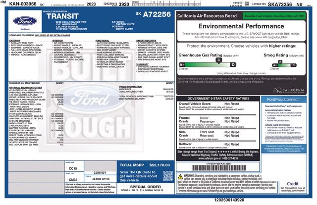 Certified 2025 Ford Transit 250 Low Roof w/ Exterior Upgrade Package RWD image 6