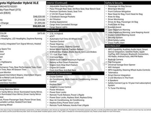 Used 2026 Toyota Highlander XLE AWD/4WD image 4