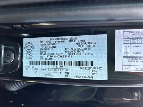 Used 2025 Ford F150 XLT w/ Equipment Group 301A Standard AWD/4WD image 36
