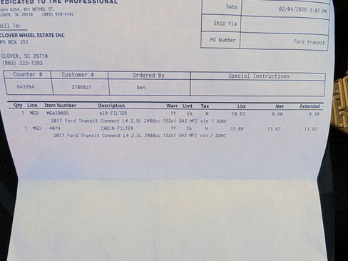 Used 2017 Ford Transit Connect XLT image 26