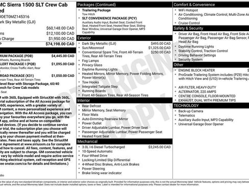 Used 2021 GMC Sierra 1500 SLT w/ SLT Premium Package image 3