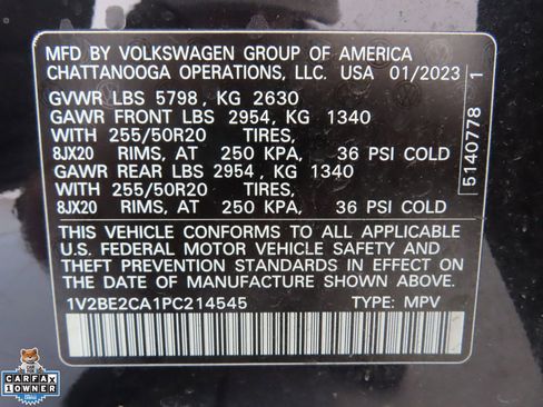 Used 2023 Volkswagen Atlas Cross Sport SEL AWD/4WD image 31