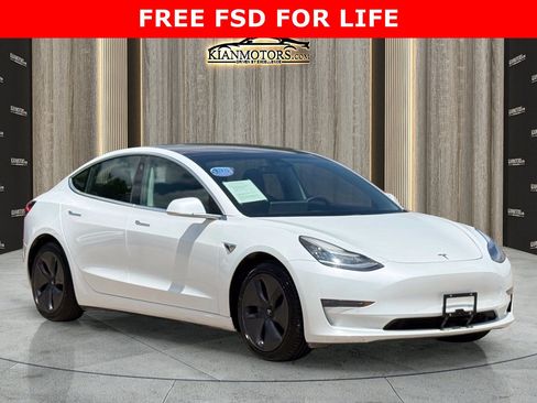 Used 2019 Tesla Model 3 Long Range AWD/4WD image 1